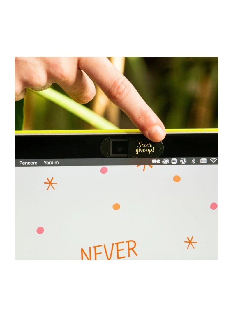 Funsy Laptop Camera Cover | Never Give Up - Image 5
